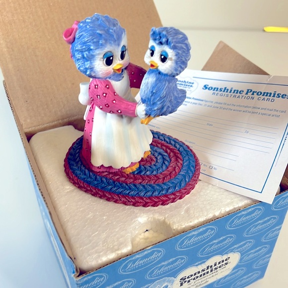 NEW Sonshine Promises by Gretchen Clasby Owl Figurine “Forgiveness” 1999 #7043 - Picture 2 of 8